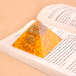 Yellow Citrine Pyramid