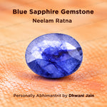 Blue Sapphire (Neelam) 9.69 Carat