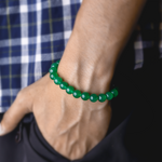 Promotes Wealth Attraction & Money Growth: Green Aventurine Thread Bracelet - Abhimantrit & Certified