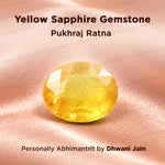 Yellow Sapphire ( Pukhraj )- 5.20 Carat