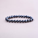 Hematite Diamond Cut Bracelet