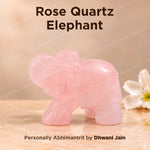 Rose Quartz Devine Elephant