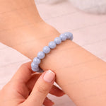 Angelic Support: Angelite Bracelet - Abhimantrit & Certified