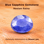 Blue Sapphire (Neelam) 6.46 Carat