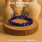 Protect from Negative Energy & Evil Spirit: Evil Eye Thread Bracelet - Abhimantrit & Certified