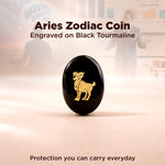 Aries Zodiac Sign Coin – Abhimantrit Astrology Coin for Courage & Energy