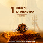 Nepali 1 Mukhi Rudraksha (One Faced) for Spiritual Awakening & Inner Peace