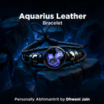 Aquarius Leather Bracelet