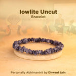 Resolves Sibling Disputes & Supports Clears Debt: Lolite Uncut Crystal Bracelet