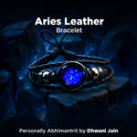 Aries Leather Bracelet for Confidence, Style & Zodiac Energy