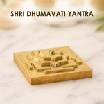 Shri Dhumavati Yantra (Reduces Tragedy, Disease and Negative Effects of Ketu) - Abhimantrit