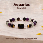 Aquarius (कुंभ राशि) Zodiac Sign Multi Stone Bracelet