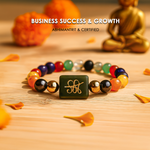 Business Success & Growth Bracelet - Abhimantrit & Certified