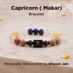 Capricorn (मकर राशि) Zodiac Sign Multi Stone Bracelet