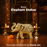 Pure Brass Vastu Elephant Statue - Abhimantrit