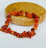 Helps Purify Blood, Lungs, Liver and Heart: Carnelian Uncut Bracelet - Abhimantrit & Certified
