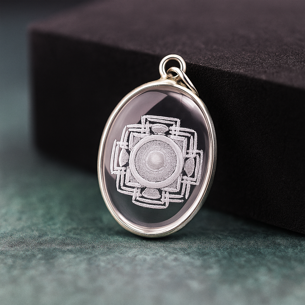 Shri Yantra Pendant - Abhimantrit & Certified
