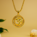 Om Diamond Pendant - Abhimantrit