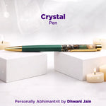 Dhanyog Pen – Abhimantrit Crystal Pen for Confidence, Creativity & Focus