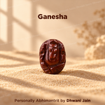 Red Coral Ganesha - Abhimantrit