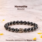 Hematite Bracelet - Abhimantrit & Certified