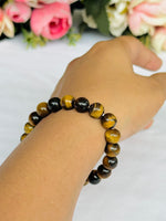 Boosts Your Confidence Level & Exalts the Planet Ketu Bracelet (Tiger Eye) - Abhimantrit & Certified
