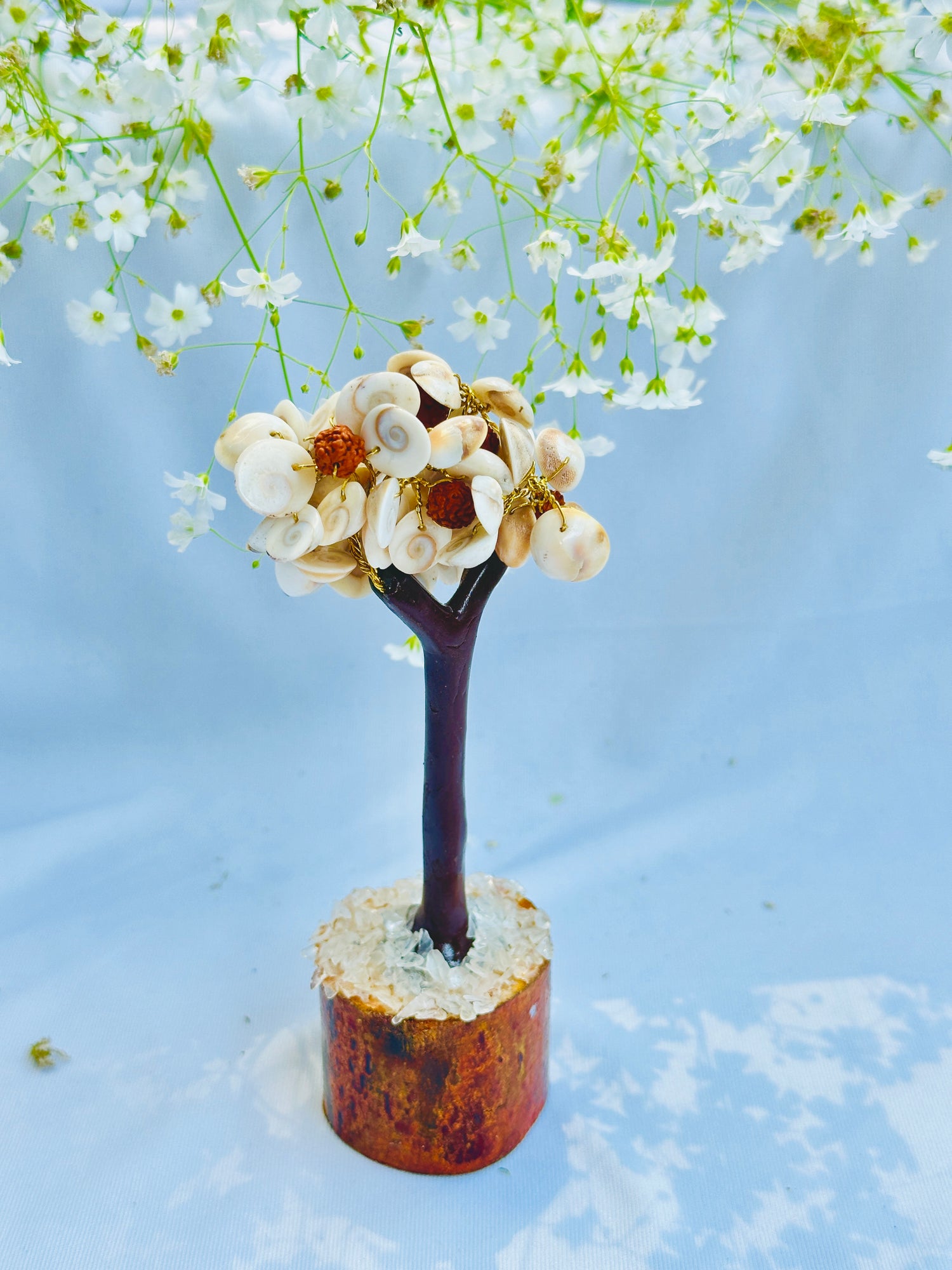 Protects from evil effects and brings positive energy Tree (Gomti Chakra & Rudraksh Tree) - Abhimantrit