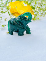 Green Jade Elephant - Abhimantrit