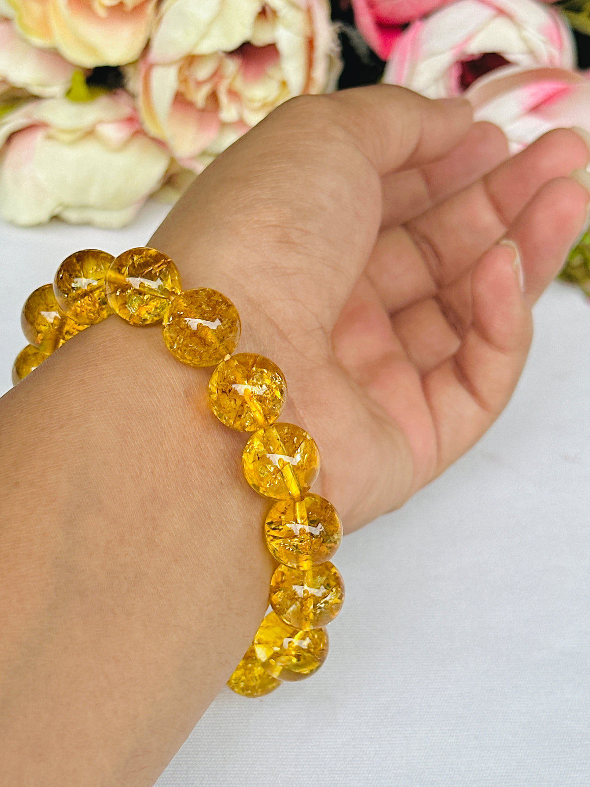 High Financial Status, Success in Job & Profession (Yellow Citrine) - Abhimantrit & Certified