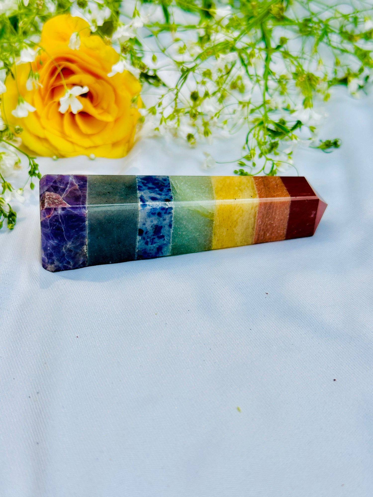 Seven Chakra Bonded Tower - Abhimantrit