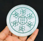 Selenite Reiki Plate – Perfect for Crystal Charging & Cleansing | Abhimantrit & Certified