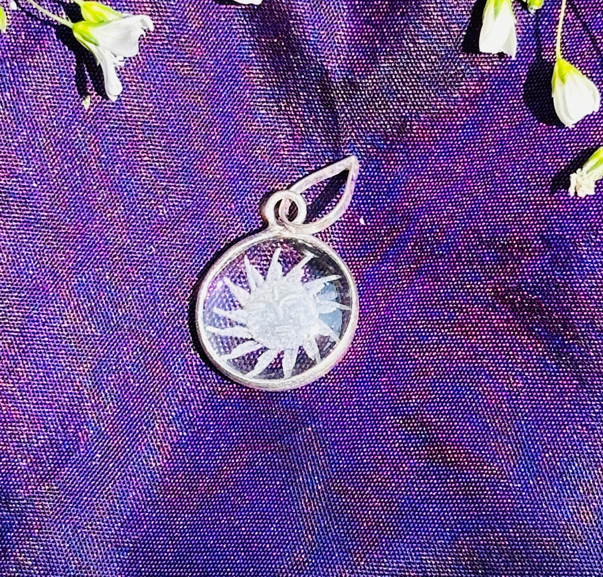 Sun Crystal Pendant - Abhimantrit & Certified