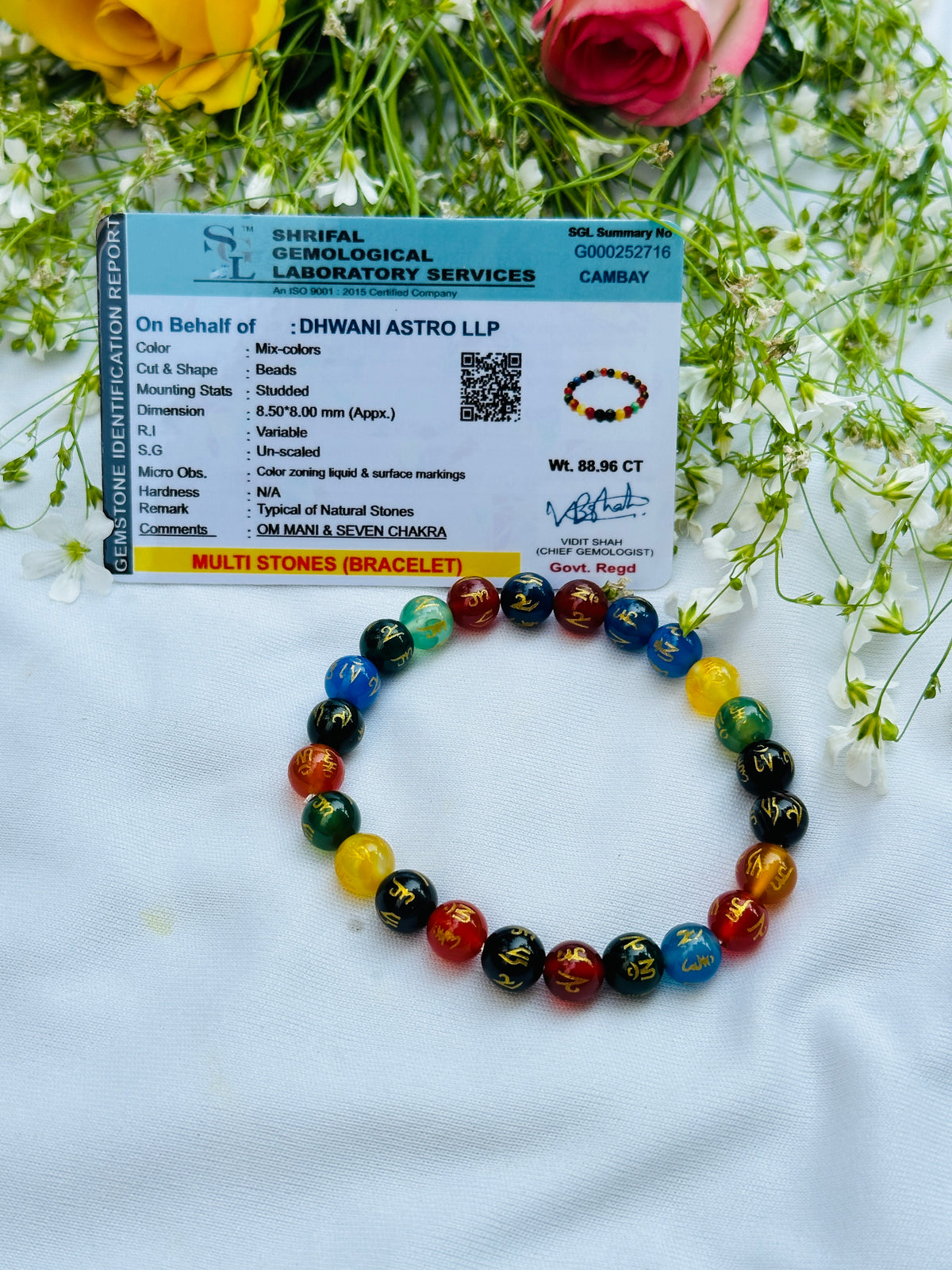 Spiritual Growth and Wisdom Awaken Bracelet- Abhimantrit & Certified