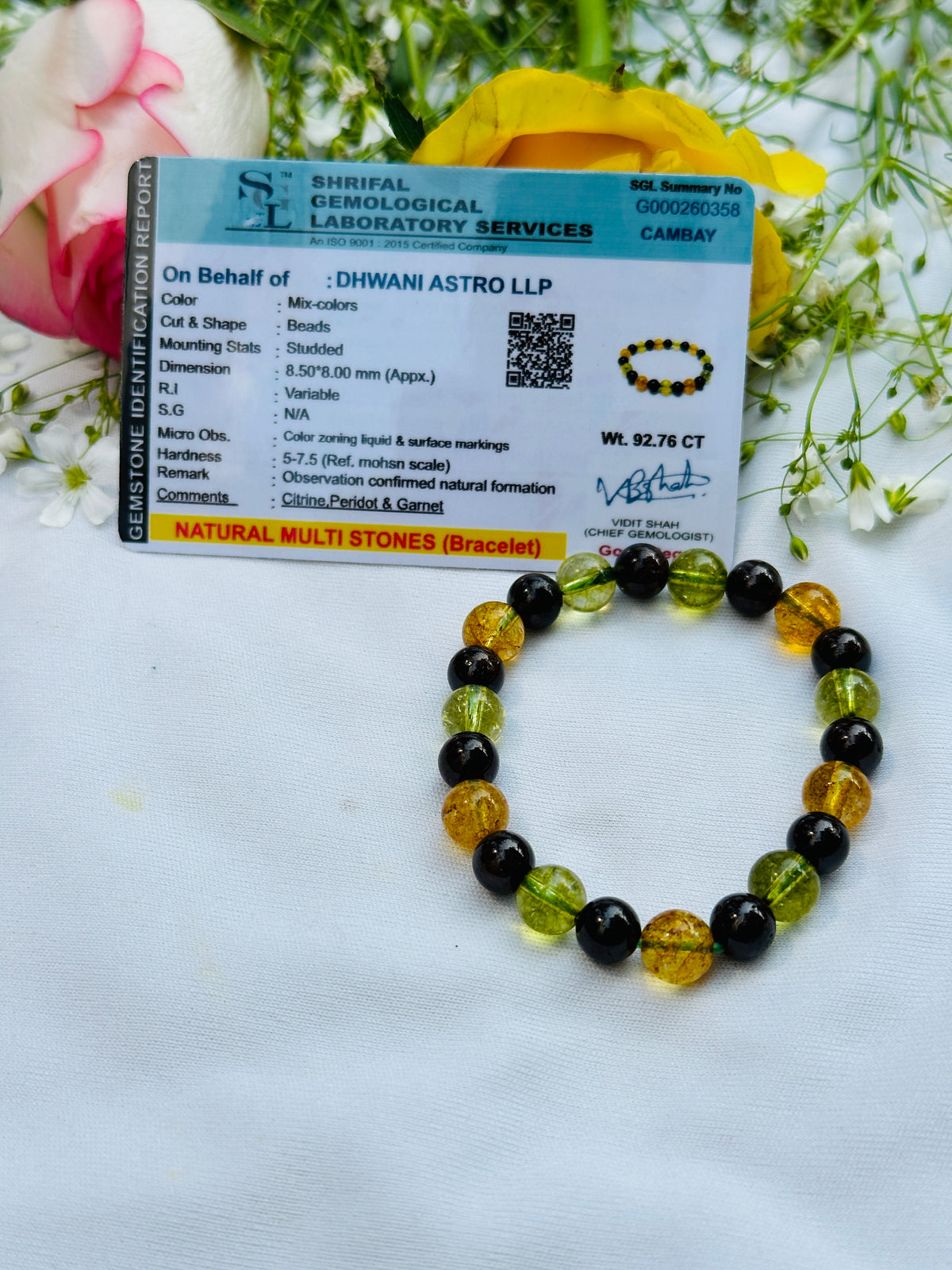 Triple Success Bracelet - Abhimantrit & Certified