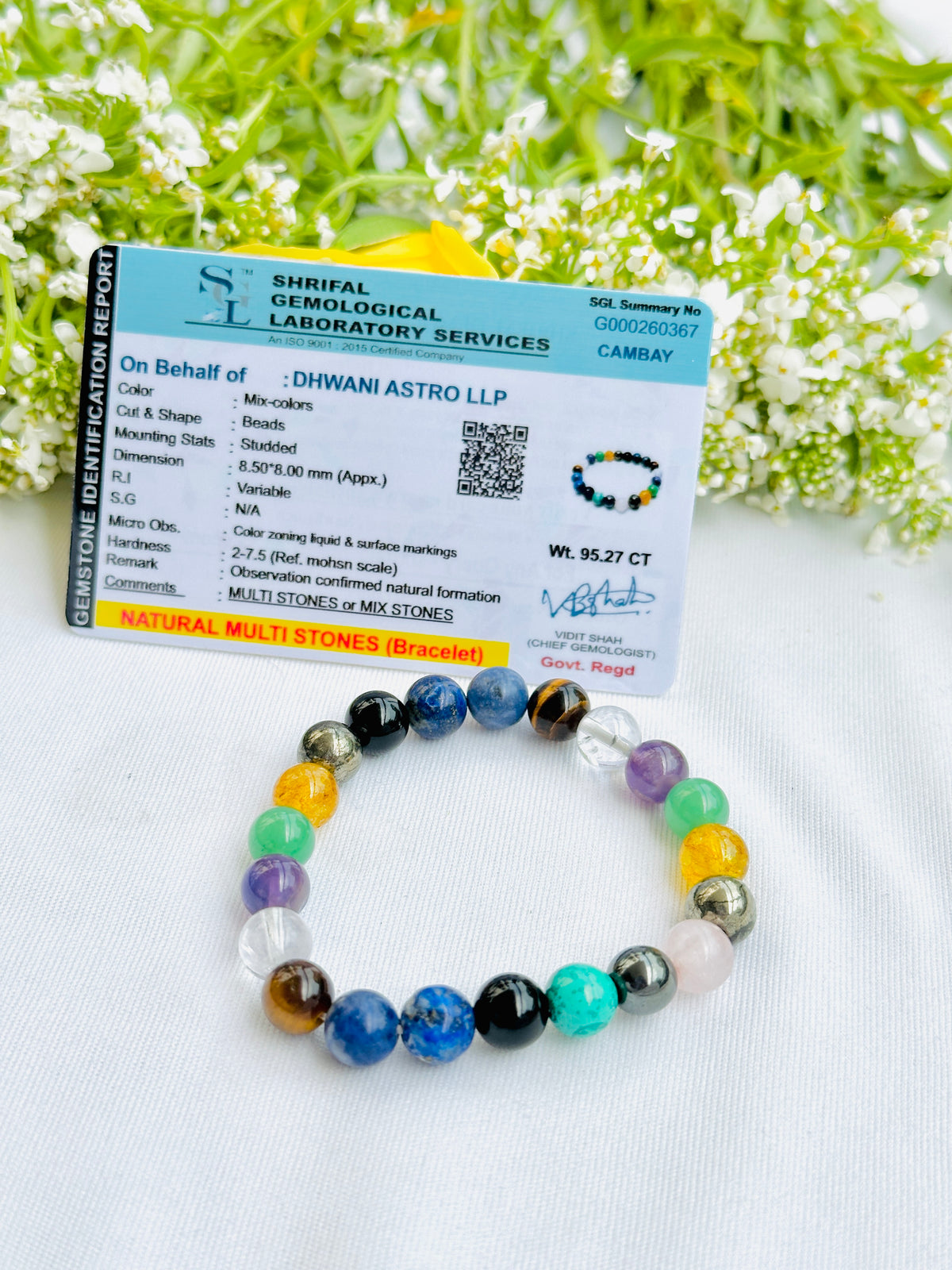 Interview success (Govt & Private Job) Bracelet - Abhimantrit & Certified