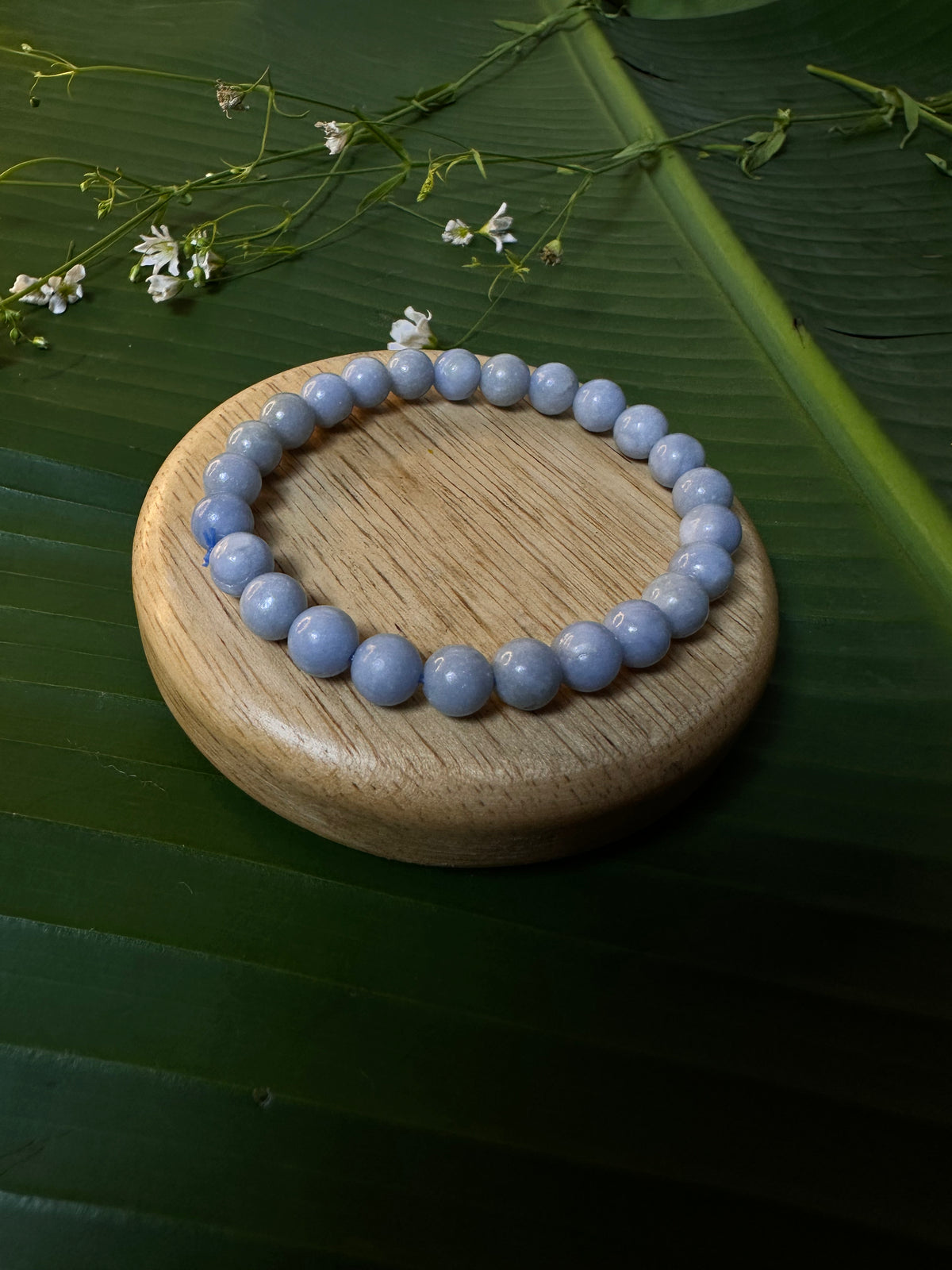Angelic Support: Angelite Bracelet - Abhimantrit & Certified
