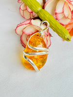 Natural Citrine Crystal Pendant for Success - Dhwani Astro