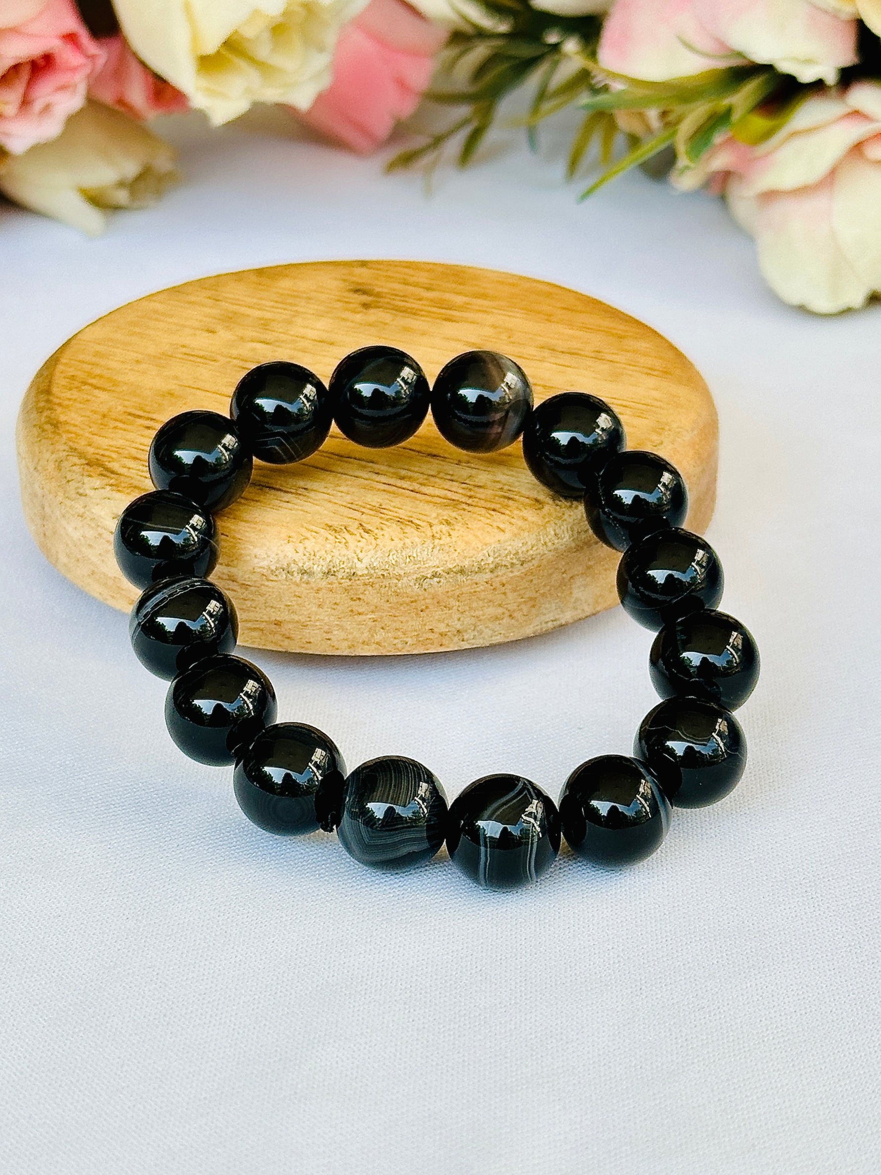 Negative Energy & Tantra Mantra Protection: Black Sulemani Bracelet - Abhimantrit & Certified