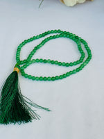 Green Aventurine Jap Mala - Abhimantrit & Certified