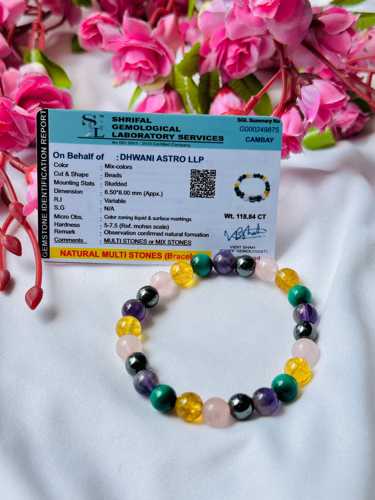 Health & Wellbeing Bracelet - Abhimantrit & Certified