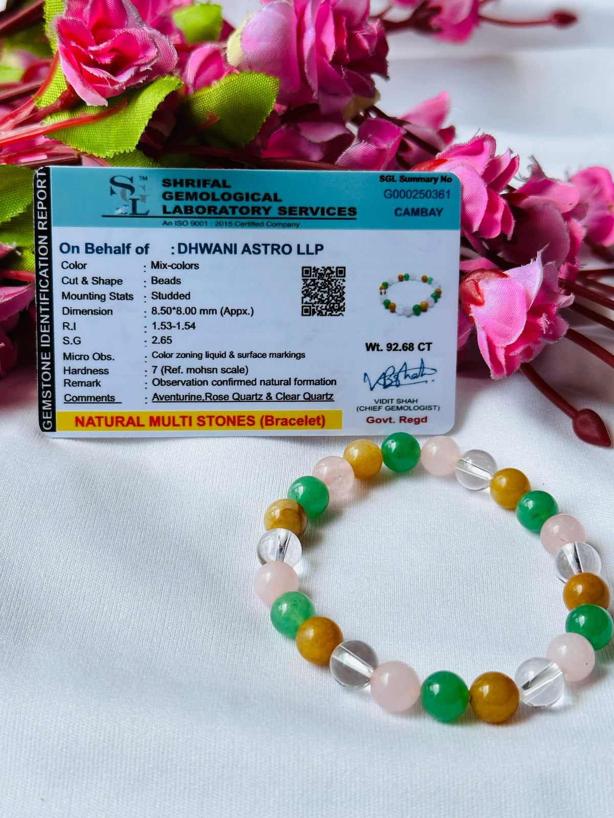 Good Luck Bracelet - Abhimantrit & Certified