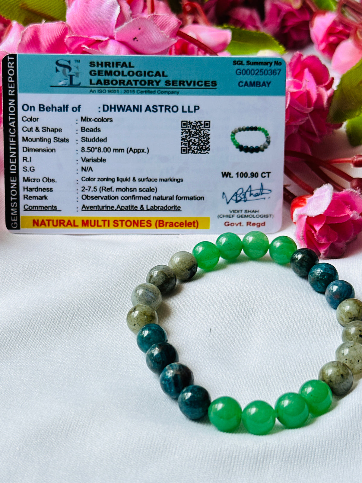 Infant Hypersensitive Bracelet - Abhimantrit & Certified