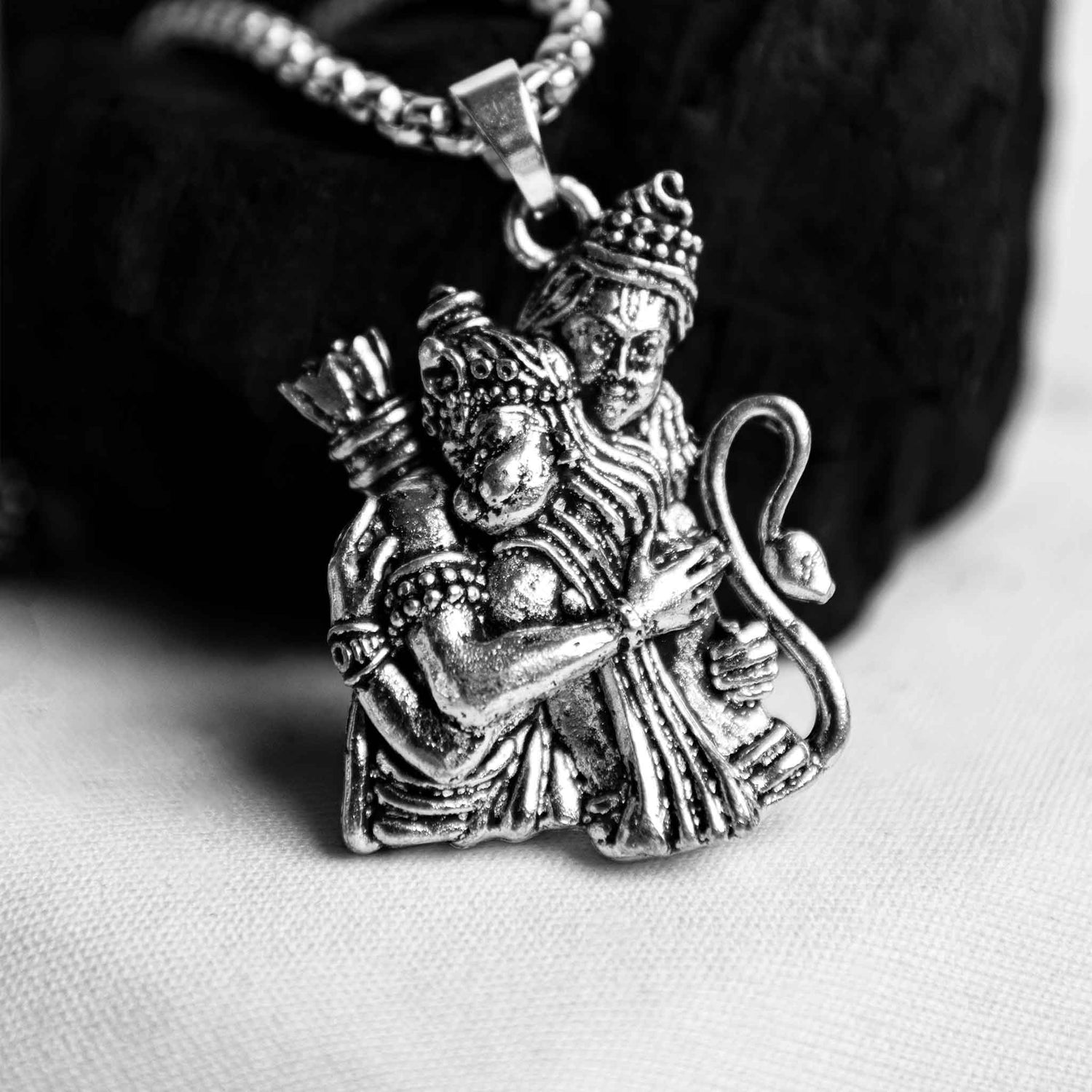 Ram Ji & Hanuman Ji Blessing & Protection Pendant - Abhimantrit
