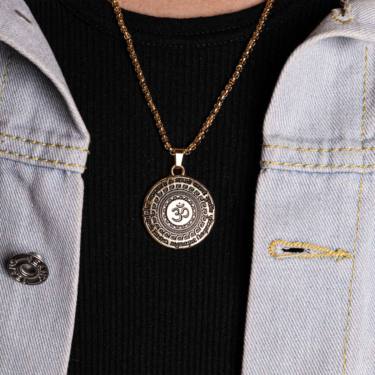 Om Mahamrityunjaya Mantra Pendant (Blessing & Protection) - Abhimantrit