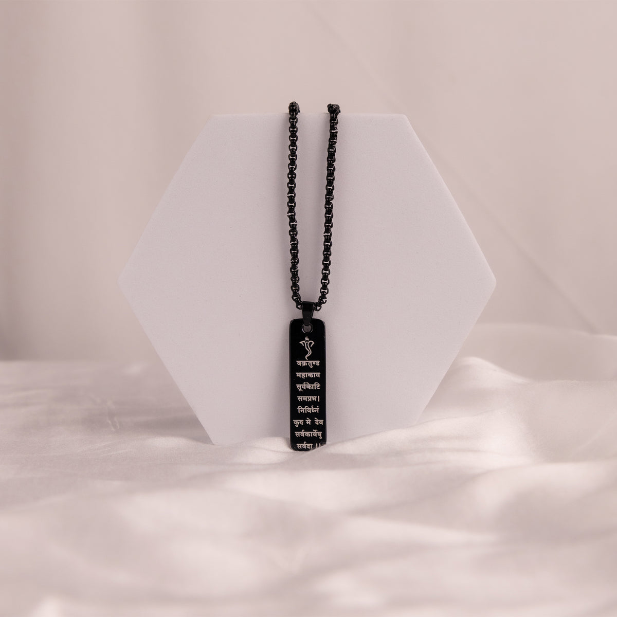 Ganpati Shloka Pendant (Blessing & Protection) - Abhimantrit