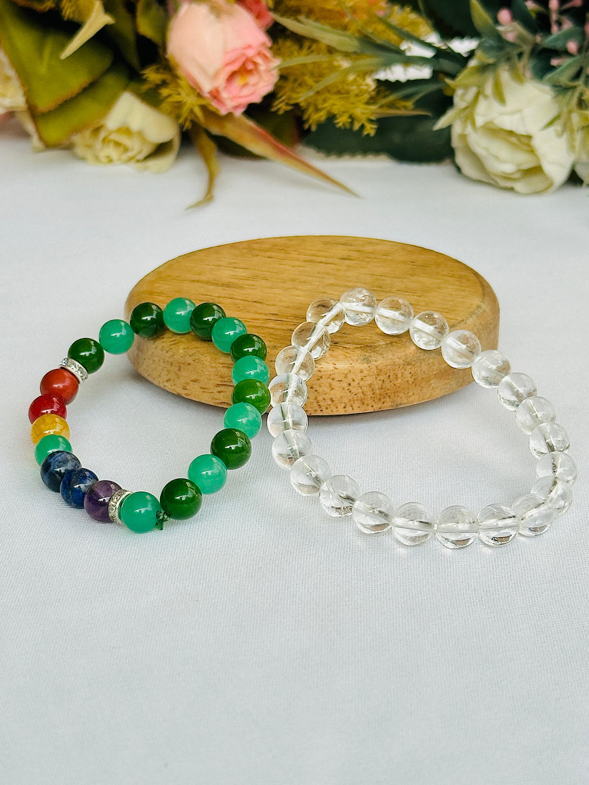 Key to Success: Clear Quartz and Academic & Career Success Bracelet - Abhimantrit & Certified