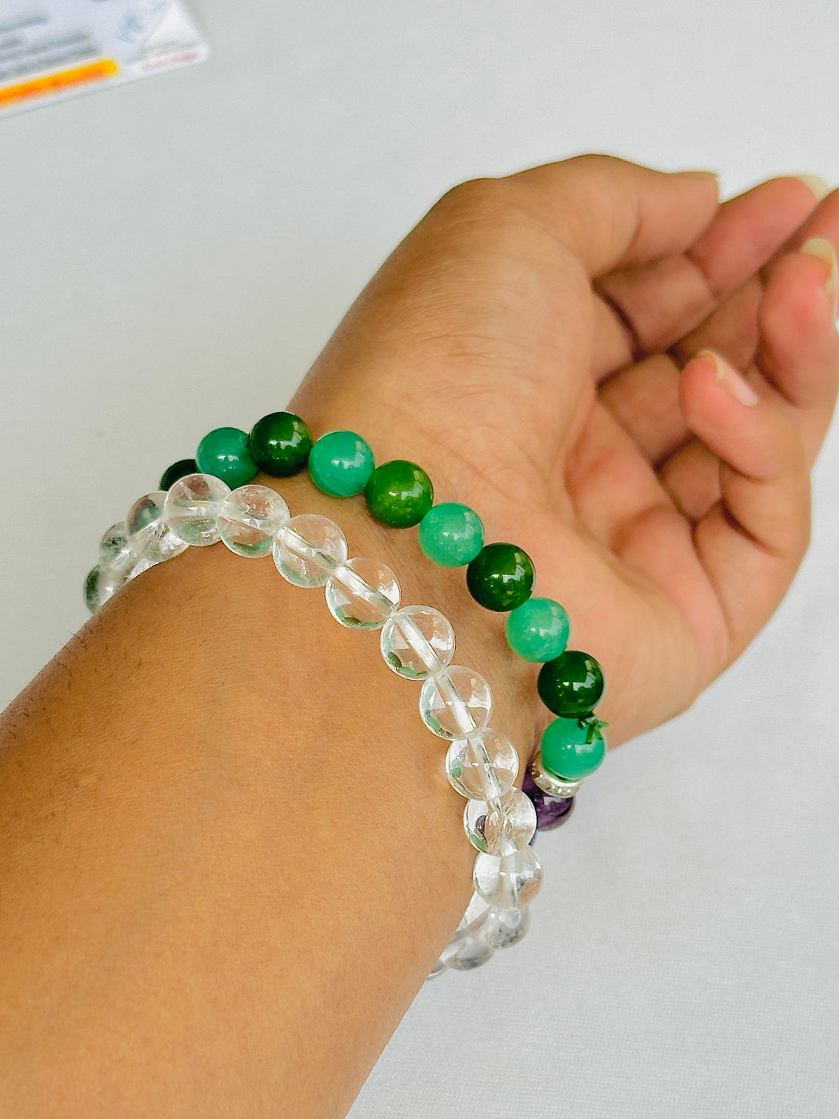 Key to Success: Clear Quartz and Academic & Career Success Bracelet - Abhimantrit & Certified