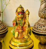 Brass Bajrangbali Idol (4inch) 510g - Abhimantrit