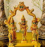 Brass Ram Darbar (5.5inch) 630g - Abhimantrit