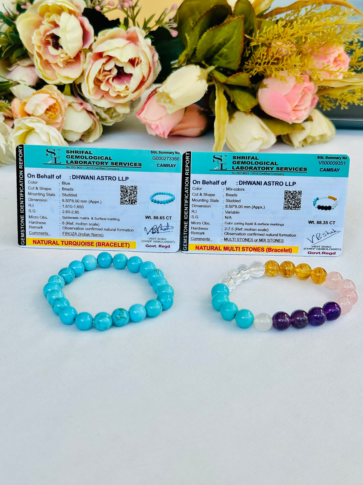 Love Magnet: Turquoise & Premium Love Marriage Bracelet - Ahimantrit & Certified